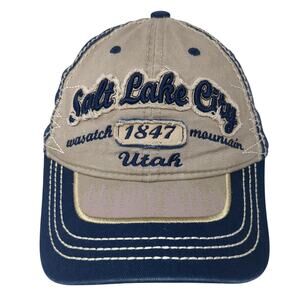 Salt Lake City 1847 Utah Baseball Cap Multicolor One Size Adjustable Hat Graphix